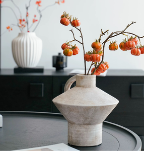 Bán buôn nghệ thuật sáng tạo duy nhất xử lý thiết kế cổ điển đất sét đất nung Bình trang trí lọ cho hoa - Product Image 1