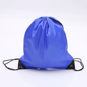 Custom Logo <b>Drawstring</b> Bag <b>Backpack</b> Recycled Waterproof 210D Polyester <b>Drawstring</b> Bag With Branding Logo - Product Image 2