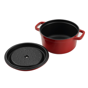 Ensemble de fours hollandais <span class=keywords><strong>en</strong></span> <span class=keywords><strong>fonte</strong></span> colorée usage domestique Paella émail four goutte à goutte Sauce Ramequin Pizza Grill Pan <span class=keywords><strong>plaque</strong></span> à gaz cuisson cuisine - Product Image 5