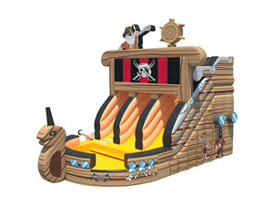 Structure de jeu gonflable sur le thème du <span class=keywords><strong>bateau</strong></span> <span class=keywords><strong>pirate</strong></span> LILYTOYS pour enfants avec toboggan et zones interactives amusantes pour les événements et les aires de jeux - Product Image 5