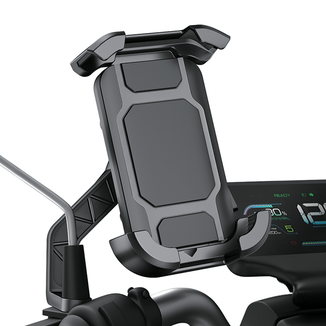 Shockproof Motorcycle Phone Mount for Bike Handlebar Mirror Mounted