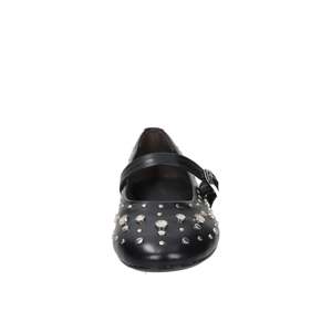 Tamaris Women's Ballerinas Black 40 Heel 1 Cm Studs <b>Flat</b> Shoes - Product Image 3