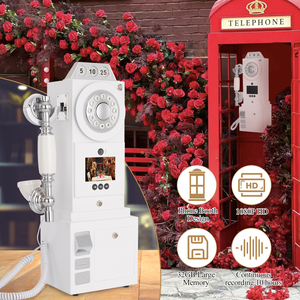 Livre d'or audio de mariage YSNAR TVR-601W 32 Go SDK Message vocal Téléphone public à pièces - Product Image 2