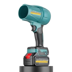 Nouveau <span class=keywords><strong>Souffleur</strong></span> de Feuilles de Jardin sans Fil Léger <span class=keywords><strong>à</strong></span> Main 21V avec Grand Débit d'Air et <span class=keywords><strong>Batterie</strong></span> au Lithium - Product Image 1