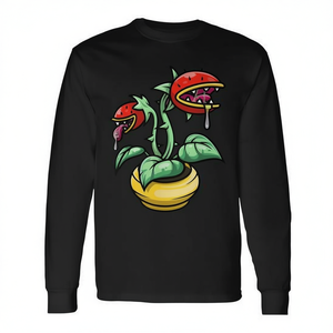 T-shirt à manches longues pour enfants Venus Flytrap, motif monstre végétal - Product Image 2