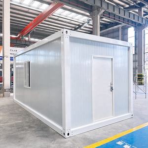 迅速な組み立て可能鉄骨構造コンテナハウスファームオフィス農村ワークスペースフラットパックホーム - Product Image 6