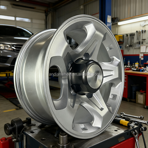 Jantes en alliage REW 16x7J <span class=keywords><strong>16</strong></span> <span class=keywords><strong>pouces</strong></span> pour voitures particulières, pour le marché secondaire, bonne performance, finition argentée, 5 branches, trous pour <span class=keywords><strong>BBS</strong></span> - Product Image 5