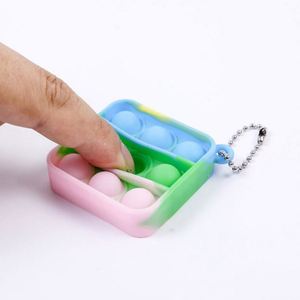 Custom Silicone Keychain Hanging Accessories, Long-<b>Strip</b> Vertical Keychains, Finger Bubble-Popping Stress-Relief Toys - Product Image 5