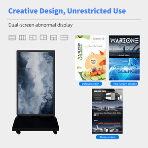 Wifi-kiểm soát dual-mặt ngoài trời <span class=keywords><strong>LCD</strong></span> quảng cáo signage hiển thị video văn bản cho trung tâm mua sắm cửa hàng bán lẻ 1-năm bảo hành - Product Image 4