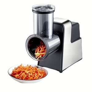 Robot culinaire <span class=keywords><strong>électrique</strong></span> automatique pour fruits et légumes, hachoir, trancheuse, <span class=keywords><strong>râpe</strong></span>, pour salades maison, appareil de cuisine économique - Product Image 1
