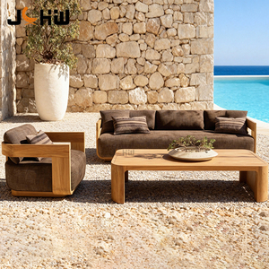 Ensemble de meubles d'extérieur en teck, meubles de <span class=keywords><strong>jardin</strong></span> de luxe, canapé 7 places, ensemble de canapés, canapés de <span class=keywords><strong>jardin</strong></span> durables pour l'extérieur - Product Image 3