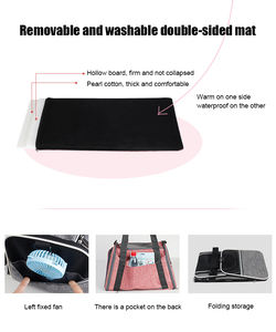 कुत्तों पिल्ला आराम पोर्टेबल Foldable पालतू बैग पालतू यात्रा वाहक बिल्ली वाहक नरम-पक्षीय एयरलाइन को मंजूरी दी पालतू वाहक बैग बिल्लियों के लिए - Product Image 4