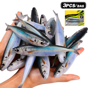 Leurre de pêche artificiel souple en plastique 14,5 cm 33,3 g sans plomb, inversé, sans hameçons pour la pêche en mer et en bateau - Product Image 1