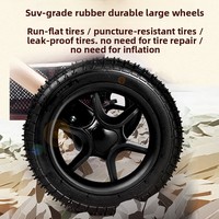 Poussette de camping légère en acier haute teneur en carbone avec roues pivotantes à 360 degrés, absorption des chocs, berceau, landau, outils de voyage pour nourrissons
