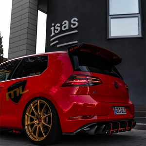 Alerón TCR Negro Brillante para Techo, Kit de Carrocería para VW <span class=keywords><strong>Golf</strong></span> 7 R Mk7 <span class=keywords><strong>GTI</strong></span> 2015 2016 2017 <span class=keywords><strong>2018</strong></span> 2019 2020 2021, Accesorio de Tuning - Product Image 2