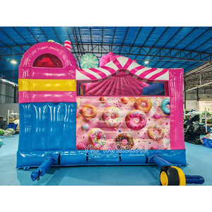 Castillo Inflable con Tobogán, Combo Inflable Comercial, Castillo Hinchable <span class=keywords><strong>para</strong></span> Niños, Tobogán Seco Inflable <span class=keywords><strong>para</strong></span> Fiestas - Product Image 4
