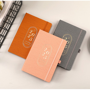 Agenda, planificateur, journal, carnet de notes LABON 2025 avec couverture en cuir PU - Product Image 4