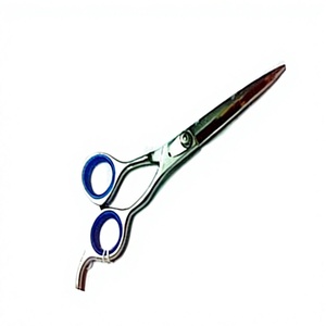 Professional Haircutting Scissors Tension Nut Carbon Steel <b>Blade</b> Stainless Steel Handle Short Handle Mirror Polish Fix Finger - Product Image 3