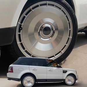 Jantes forgées noires brillantes à capot flottant pour grands véhicules, jantes en alliage personnalisées à 5 trous de 21, 22, 23 pouces pour Range Rover, <span class=keywords><strong>Rolls</strong></span>-<span class=keywords><strong>Royce</strong></span>, <span class=keywords><strong>SUV</strong></span> - Product Image 6
