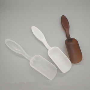Cuillères et pelles miniatures écologiques jetables en plastique PP à fond plat <span class=keywords><strong>TOPEAK</strong></span> pour mesurer les feuilles de thé, les épices, la poudre et le sucre - Product Image 1