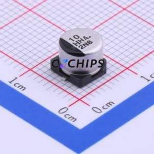 Condensador Electrolítico de Aluminio SMD EEEHA1H100P, D6.3xL5.4mm 10uF 20% 50V 35mA-120Hz - Product Image 1