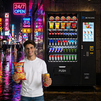 Distributeur automatique de boissons et de collations intelligent RUNYANG avec lecteur de carte et code QR