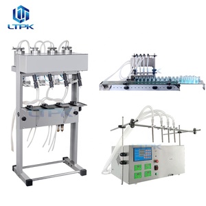 Pequeña máquina semiautomática de llenado de botellas a escala líquida de agua y aceite - Product Image 1