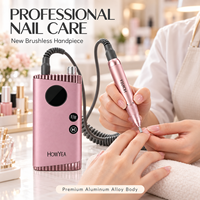 Machine à polir les ongles électrique portable HOWYEA 40000 tr/min, pour retirer le vernis à ongles, pour la manucure