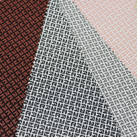 Cuir synthétique de style coréen de 1,4 mm avec motif gaufré puzzle pour sacs, bagages et matériaux d'artisanat