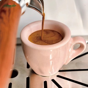Ensemble <span class=keywords><strong>de</strong></span> tasses à <span class=keywords><strong>café</strong></span> en céramique <span class=keywords><strong>de</strong></span> style italien avec soucoupes, vente en gros, logo personnalisé, ensemble <span class=keywords><strong>de</strong></span> tasses à expresso en grès épais - Product Image 5