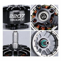 Moteur brushless 2207 1800KV 2300KV 2600KV à couple élevé, étanche, pour drone de course FPV