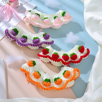 Nuevo Collar para Perro y Gato, Bonito y de Moda, con Pañuelo de Lana, Babero de Lujo para Mascotas, Ideal para Fotos