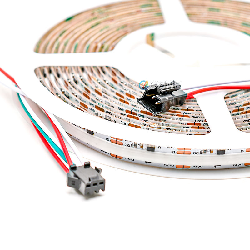 Manufacturer High Density Uniform 5V 10mm 720leds/m RGBIC Addressable Flowing Lighting COB Flex Cob Led Light Strip