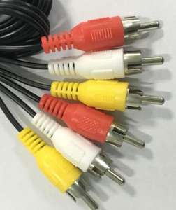 <span class=keywords><strong>Cable</strong></span> RCA compuesto de alta calidad <span class=keywords><strong>Cable</strong></span> <span class=keywords><strong>AV</strong></span> 3 pies 6 pies 12 pies 15 pies 20 pies - Product Image 1