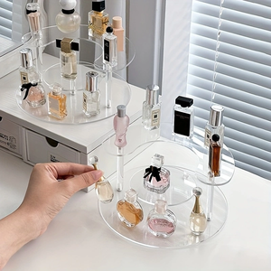 Expositor de Perfumes de Acrílico Personalizado Estante de Exhibición para Cosméticos de 3 Niveles Organizador Transparente de Brillo de Labios para Mostrador - Product Image 2