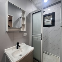 Prix Abordables Maison Conteneur Démontable Pliable Préfabriquée de 20 pieds et 40 pieds, 2 Chambres, pour Hôtel