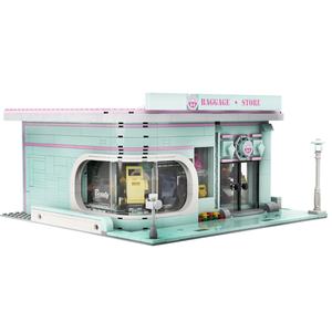 Bloques de Construcción Personalizados de Fábrica OEM, Decoración de Escritorio, Ladrillos de Construcción, Mundo de Equipaje, Juguetes de Ensamblaje DIY para Niños - Product Image 2