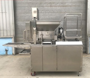 Nueva condición automática de nuggets de pollo y hamburguesas máquina formadora de diferentes formas 7.5kw 200-400 kg/h - Product Image 4