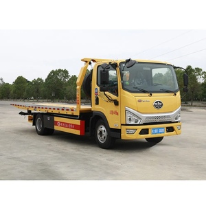 150HP FAW 4X2 <b>Flatbed</b> Tow <b>Truck</b> 3-6Ton for Accidentavy heavy duty tow <b>truck</b> For Recovery emergency breakdown - Product Image 1