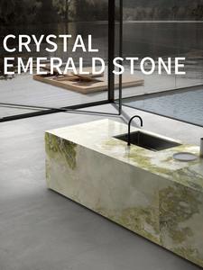 Azulejos Verdes <span class=keywords><strong>de</strong></span> Lujo <span class=keywords><strong>de</strong></span> 75x150 Milímetros, Textura <span class=keywords><strong>de</strong></span> <span class=keywords><strong>Piedra</strong></span> Pulida para Pisos, Resistentes al Desgaste, Paneles <span class=keywords><strong>de</strong></span> Porcelana para Paredes a Bajo Precio - Product Image 5