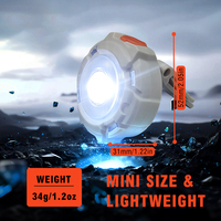 Lampe frontale UMIONE personnalisée en usine, 6 modes, lumineuse, étanche, à clipser, avec LED clignotante rouge et bleue