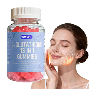 <span class=keywords><strong>วิตามิน</strong></span>กัมมี่กลูต้าไธโอน ช่วยให้ผิว<span class=keywords><strong>ขาว</strong></span>กระจ่างใส พร้อมวิตามินซีและคอลลาเจนจากทะเล บำรุงผิว สำหรับผู้ทานมังสวิรัติ ฮาลาล - Product Image 1