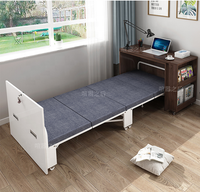 Lequan einformatige stabile vertikale konstruktion montiert MDF-platte gasfederwand-bett mit schreibtisch schreibtisch