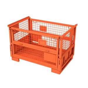 <span class=keywords><strong>Cage</strong></span> de rangement industrielle en métal, boîtes de déménagement empilables pour entrepôts à grande capacité de transport - Product Image 6