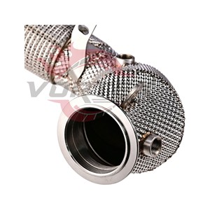 Tubo de escape con protección térmica Vortex compatible con BMW X5 G05 G30 G14 G15 G16 N63 4.4T Performance Racing Exhaust - Product Image 4