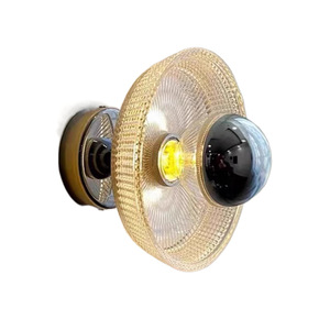 Vintage French Bauhaus <b>Wall</b> Lamp D200mm LED E27 <b>Switch</b> Control For Living Room Bedroom Hallway - Product Image 5