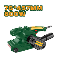 IMPEGNI BK05800 Ponceuse à bande horizontale électrique 800W 76x457mm (3x18") pour le bois, ponceuse portative AC 220V pour le travail du bois