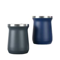 Taza de Mate de Acero Inoxidable de 8oz con Logotipo Personalizado, Taza de Mate Uruguaya con Bombilla y Pajita, Botella de Agua de Papel
