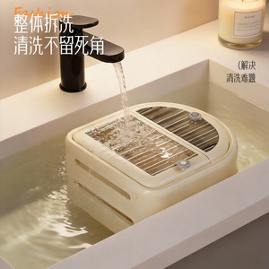 Multipurpose Wall Mounted Tissue Box With Storage Compartment For Bathroom Kitchen Living Room White Gray Translucent Cream - Product Image 3