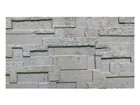 Panneau en fausse pierre polyuréthane léger NEU de style moderne Décoration 3D imperméable pour l'extérieur Conception de grande dalle Excellent revêtement